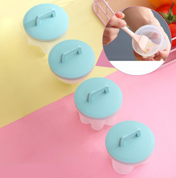 Norvo | Søt Kokt Egg Form🥚🥚4 PCS/Sett Med Pensel
