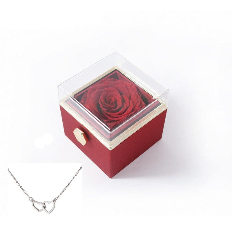 Norvo | 180° Rose Gift Box™ | Med Gravert Kjærlighetsanheng