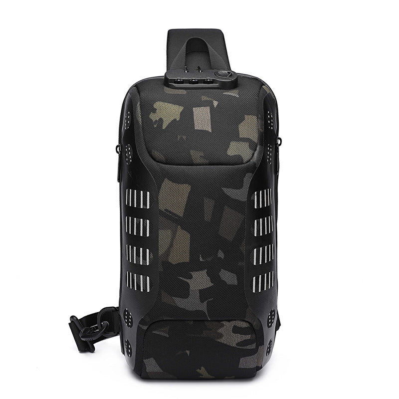 Norvo | Tyveribeskyttende Vanntett Sling Bag, for Sykling, Gåing, Reising