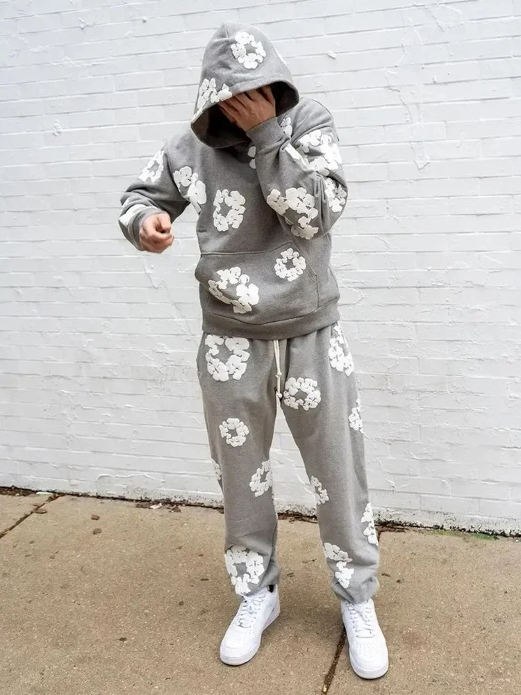 Norvo | Tracksuit - Blomstrete Hettejakke