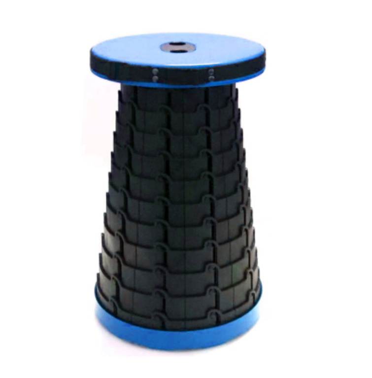 Norvo | Bærbar og lett sammenleggbart stol, med maksimal belastning 150kg og tolv nivåer, for fiske, grill, utendørs, innendørs, kjøkken og mer