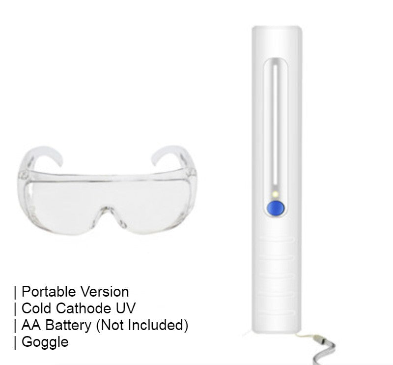 Norvo | Bærbar håndholdt UV-desinfiseringslampe for hjem og reise, med LED UV-desinfeksjon, enkel betjening, rask og effektiv, egnet for sofa, servise, klær og mer