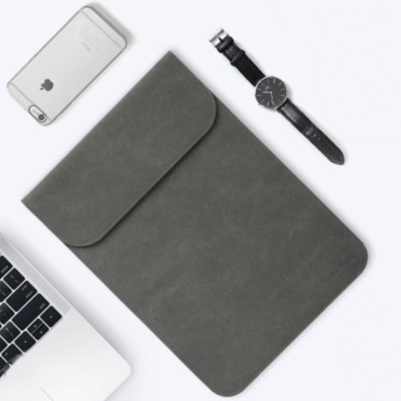 Norvo | Bærbar ultratynn laptopdeksel, med slank design, delikat fleece og usynlig magnetlås