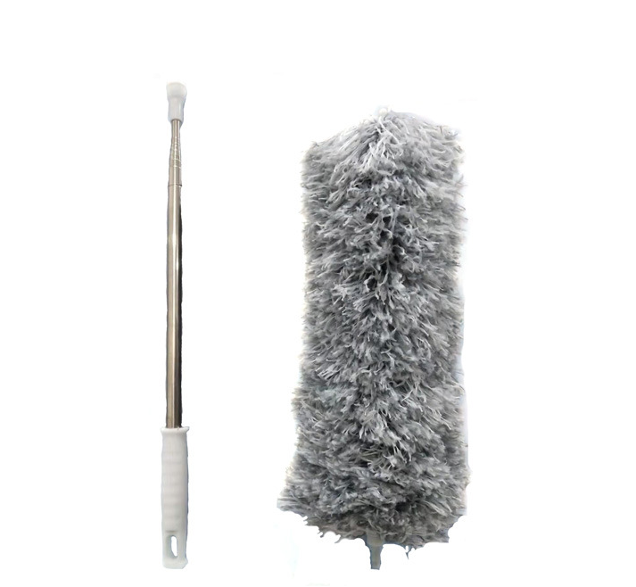 Norvo | Uttrekkbar og vaskbar, buet støvkost i mikrofiber