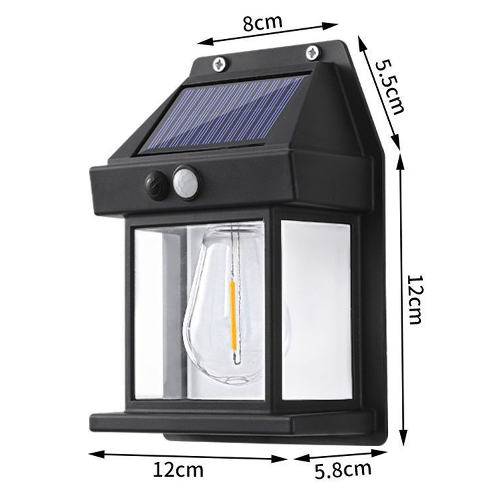 Norvo | Sensor LED Solcelle Wolfram Lyspære Solcelledrevet