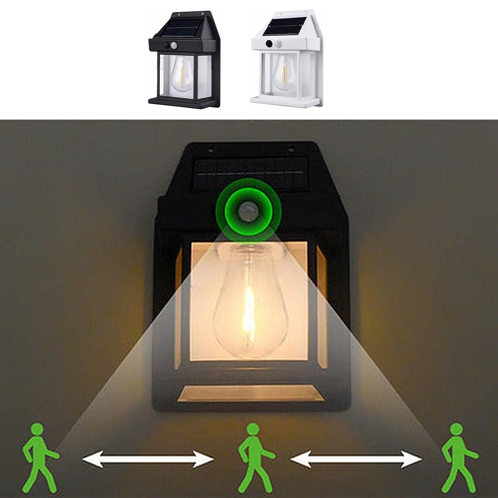 Norvo | Sensor LED Solcelle Wolfram Lyspære Solcelledrevet