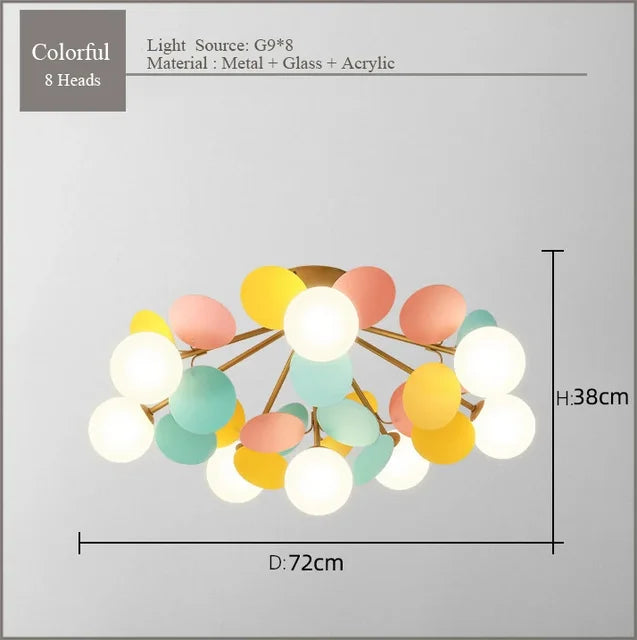 LuxeLineage - Moderne krone lysekrone for taket