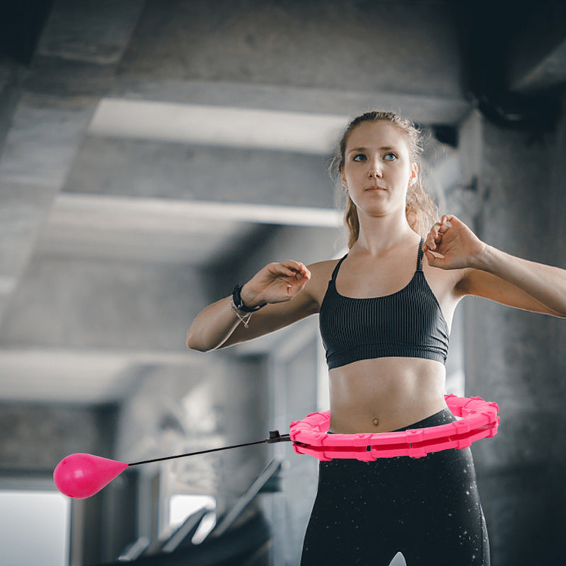 Norvo | Seksjon Justerbar Abdominal Vektet Hula Hoop - Tilgjengelig i 2 Farger
