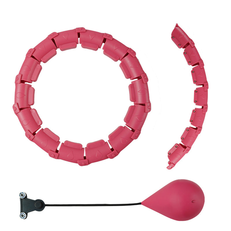 Norvo | Seksjon Justerbar Abdominal Vektet Hula Hoop - Tilgjengelig i 2 Farger