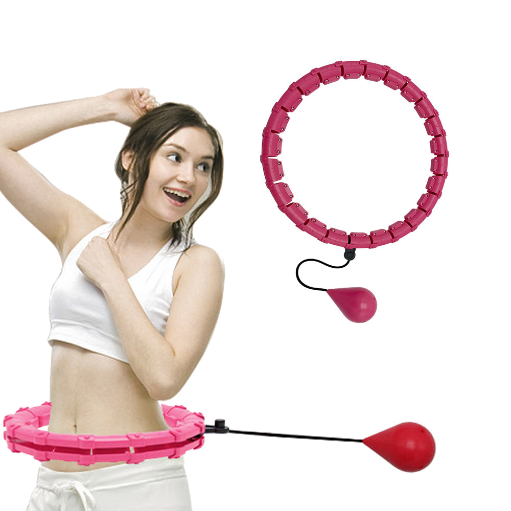 Norvo | Seksjon Justerbar Abdominal Vektet Hula Hoop - Tilgjengelig i 2 Farger