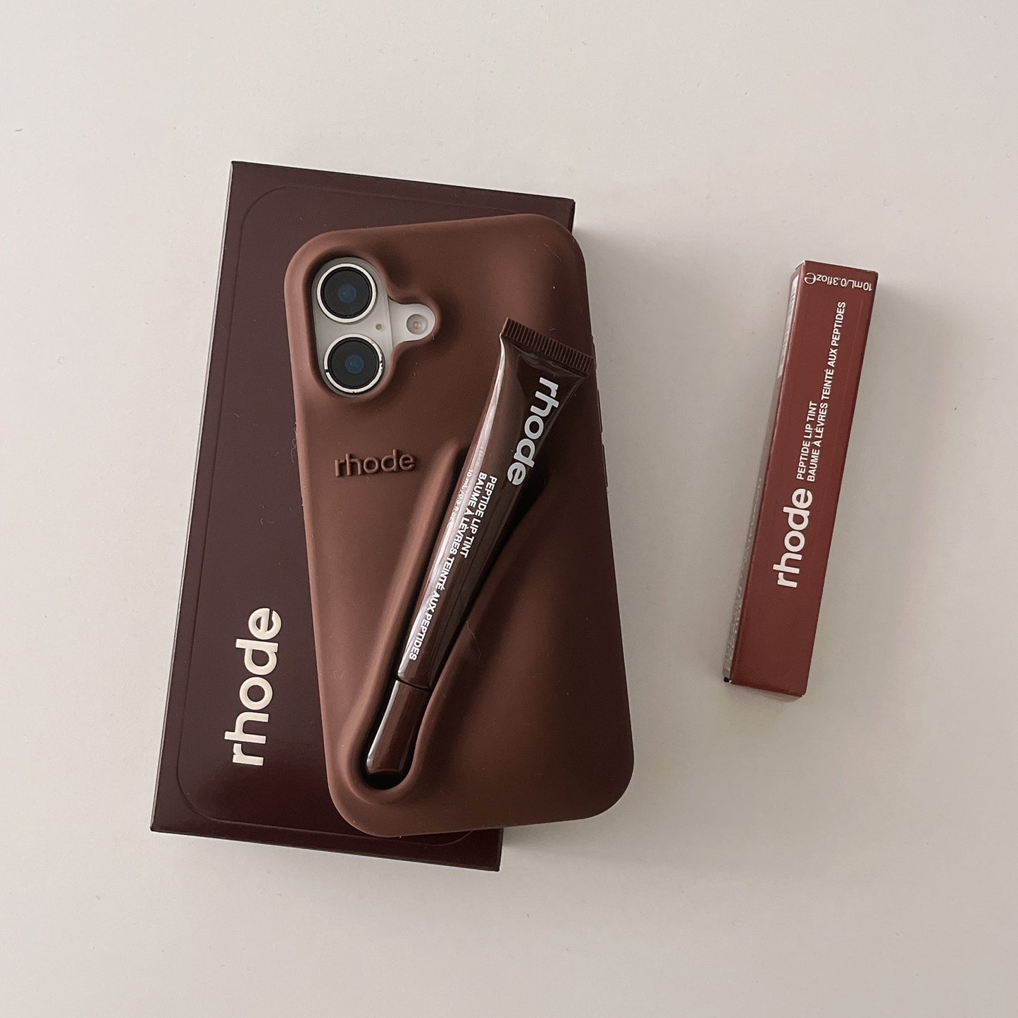 Norvo | 3D Silikon Leppestift Telefondeksel for iPhone
