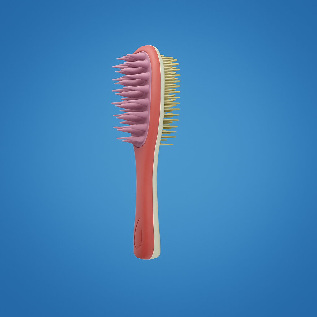 Sided Shampoo Brush – Silikon Hodebunnsmassasje – Dyp Rensing for Fet Hår & Følsom Hodebunn Norvo