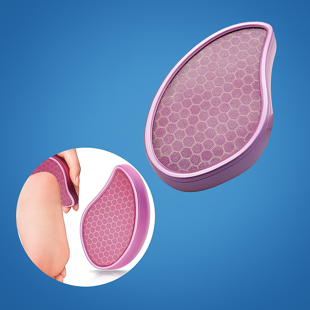 Skin Remover – Nano Glass Surface – Vaskbar & Skånsom – Glatt Sprukne Hæler Hjemme Norvo