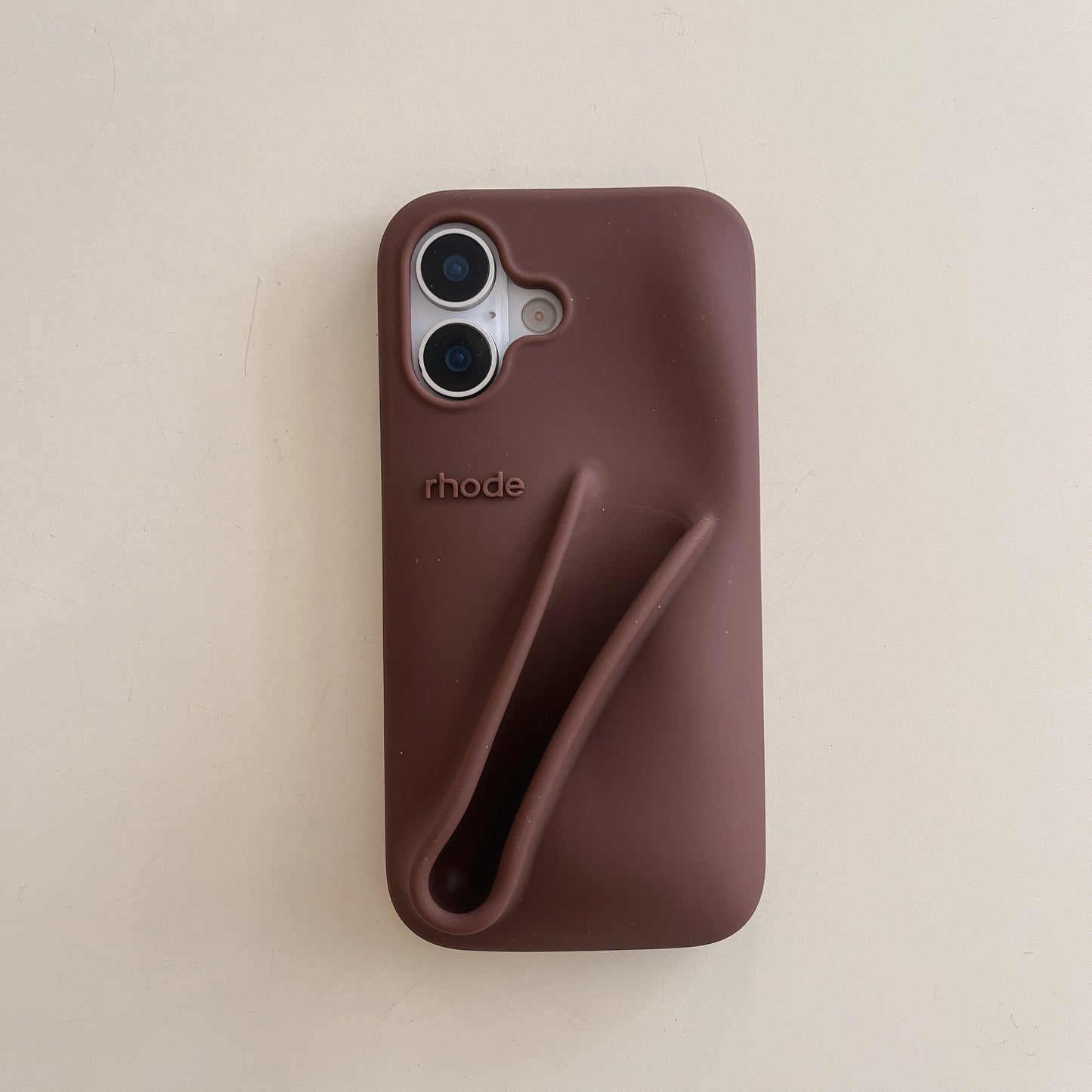 Norvo | 3D Silikon Leppestift Telefondeksel for iPhone