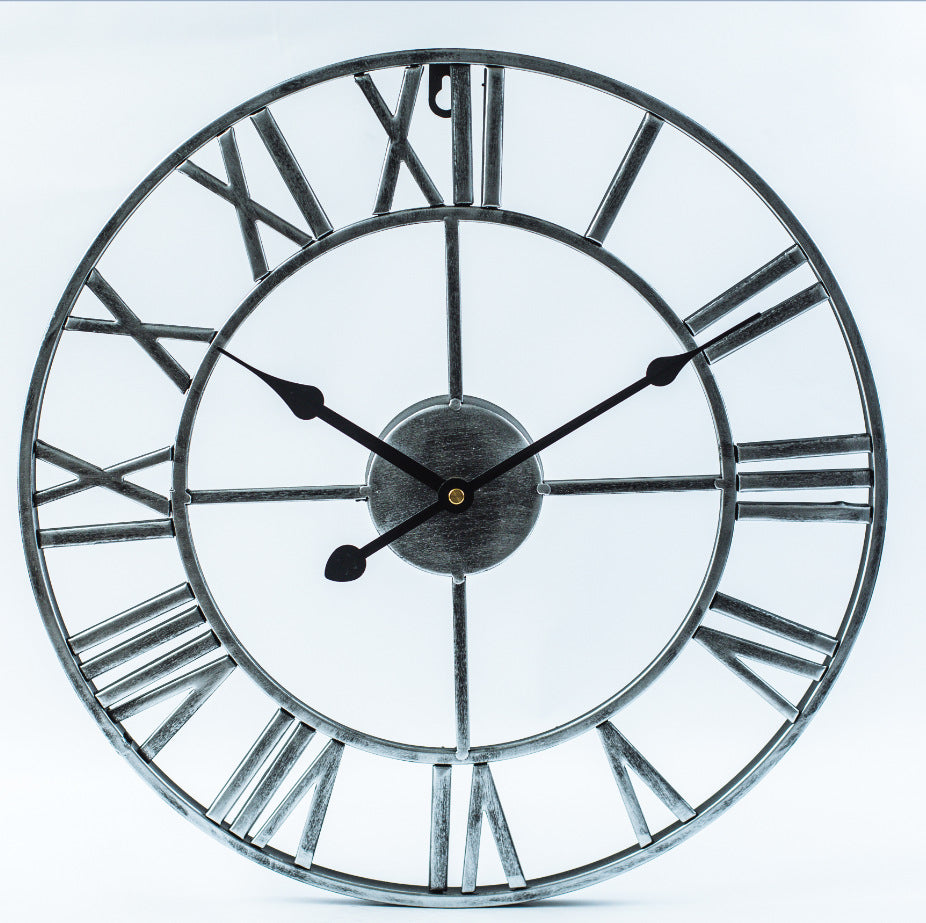 Norvo | Stor Retro Veggklokke laget av Jern - Tidls Eleganse