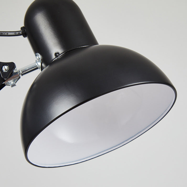 Norvo | Moderne minimalistisk sammenleggbar bordlampe med lang arm og klemme laget av ABS med 1 lys for soverommet
