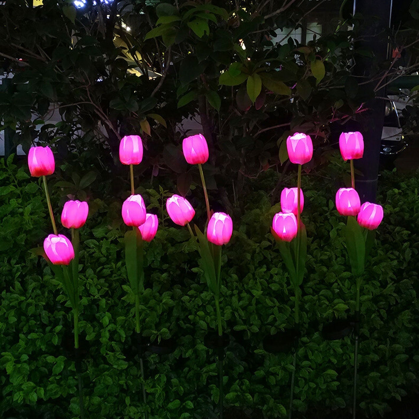 Norvo | Solar Tulip Plenlys Utendørs Hage LED Tulipan Blomsterlys Bakke Stakelandskapslys