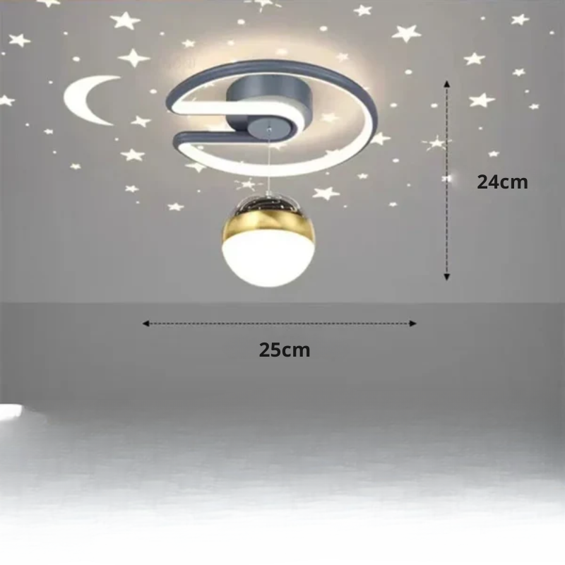 Norvo | LED taklamper med stjernehimmel – Moderne pendellampe design for barnerom og stue
