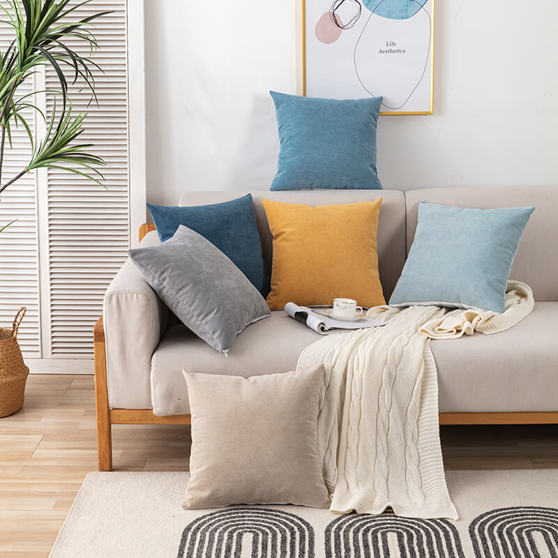 Norvo | Vanntett Sofa Kastteppe | Anti-skli. Jacquard Kanter & Ideell for Dyr og Møbelbeskyttelse