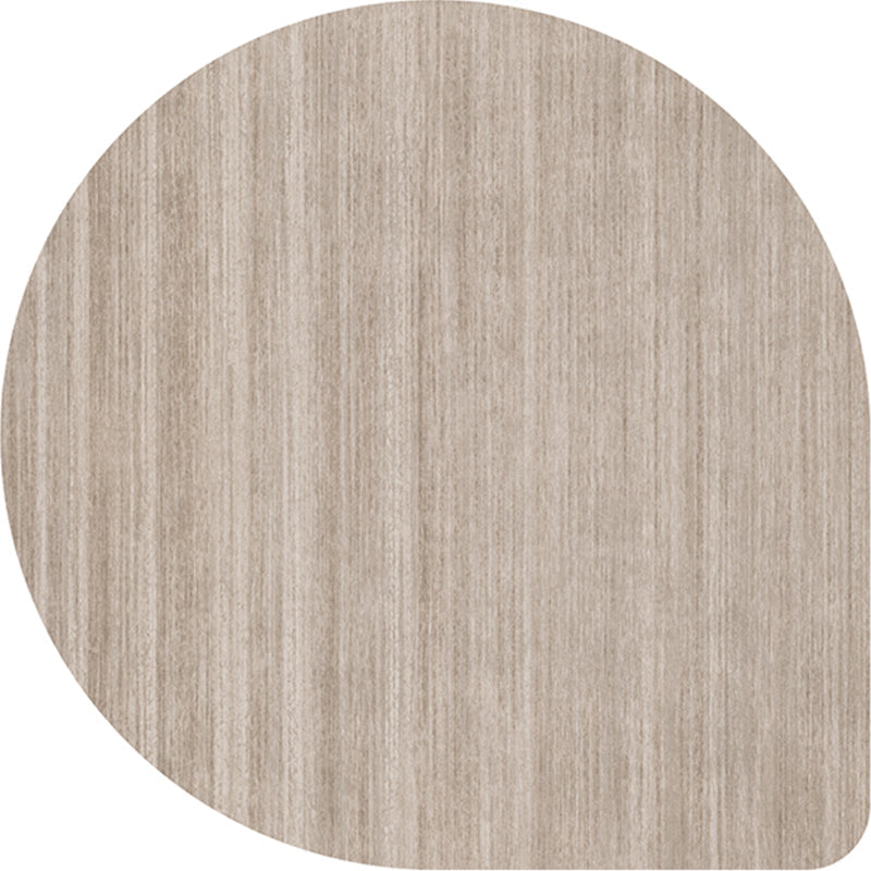 Norvo | Uregelmessig Form Solid Farge Teppe Flerfarget Enkel Teppe Kjemisk Fiber Blend Antiskli Baksiden Innendørs Teppe for Dekorasjon