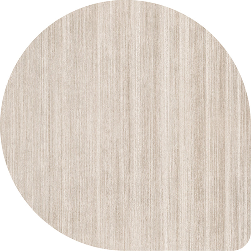 Norvo | Uregelmessig Form Solid Farge Teppe Flerfarget Enkel Teppe Kjemisk Fiber Blend Antiskli Baksiden Innendørs Teppe for Dekorasjon