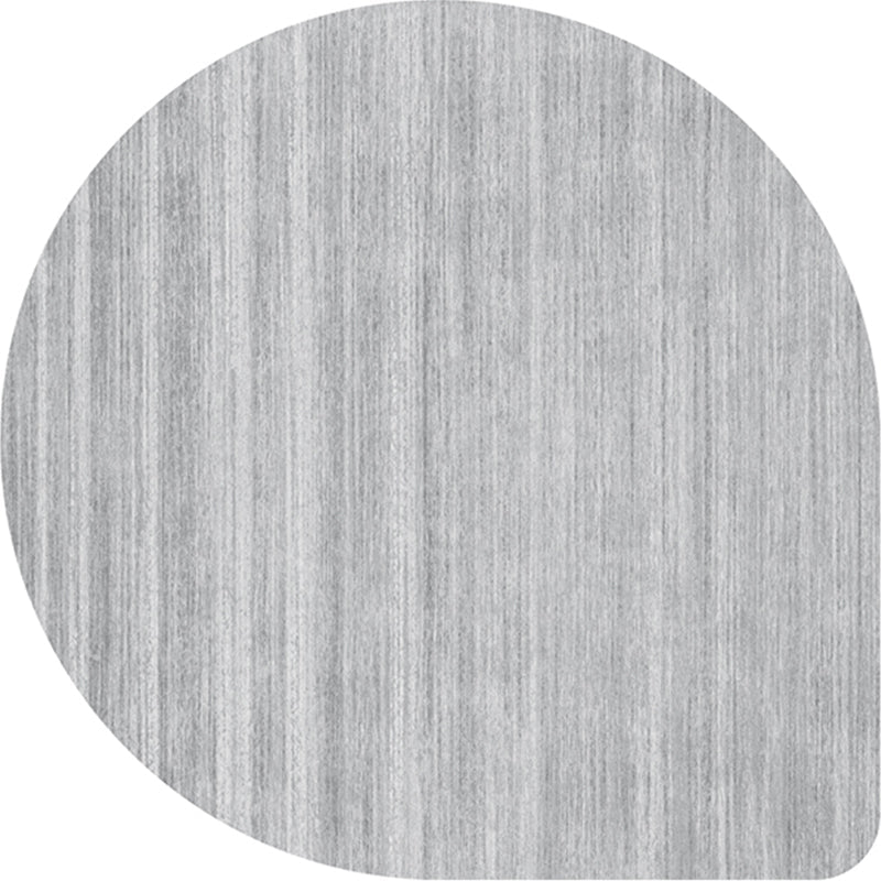 Norvo | Uregelmessig Form Solid Farge Teppe Flerfarget Enkel Teppe Kjemisk Fiber Blend Antiskli Baksiden Innendørs Teppe for Dekorasjon