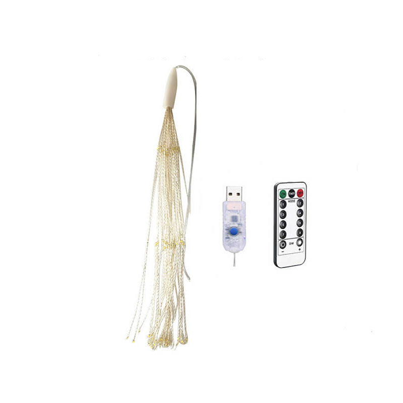 Norvo | Fyrverkeri Lys Dandelion Kobbertråd 120/200 Lys Batteri USB Solenergi LED Dekorative Lys