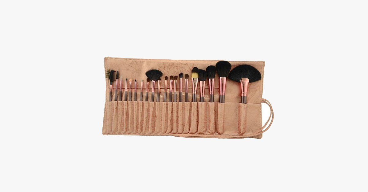 Norvo | Coco Bronze Brush Set of 20 - Useful for full face makeup