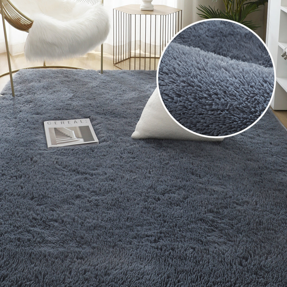 Norvo | Plush Gray Area Rug for Modern Home Decor