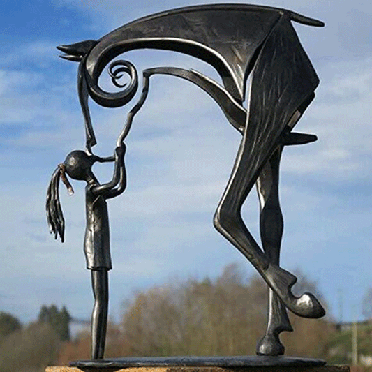 Norvo | Moderne Metall Hest Statue