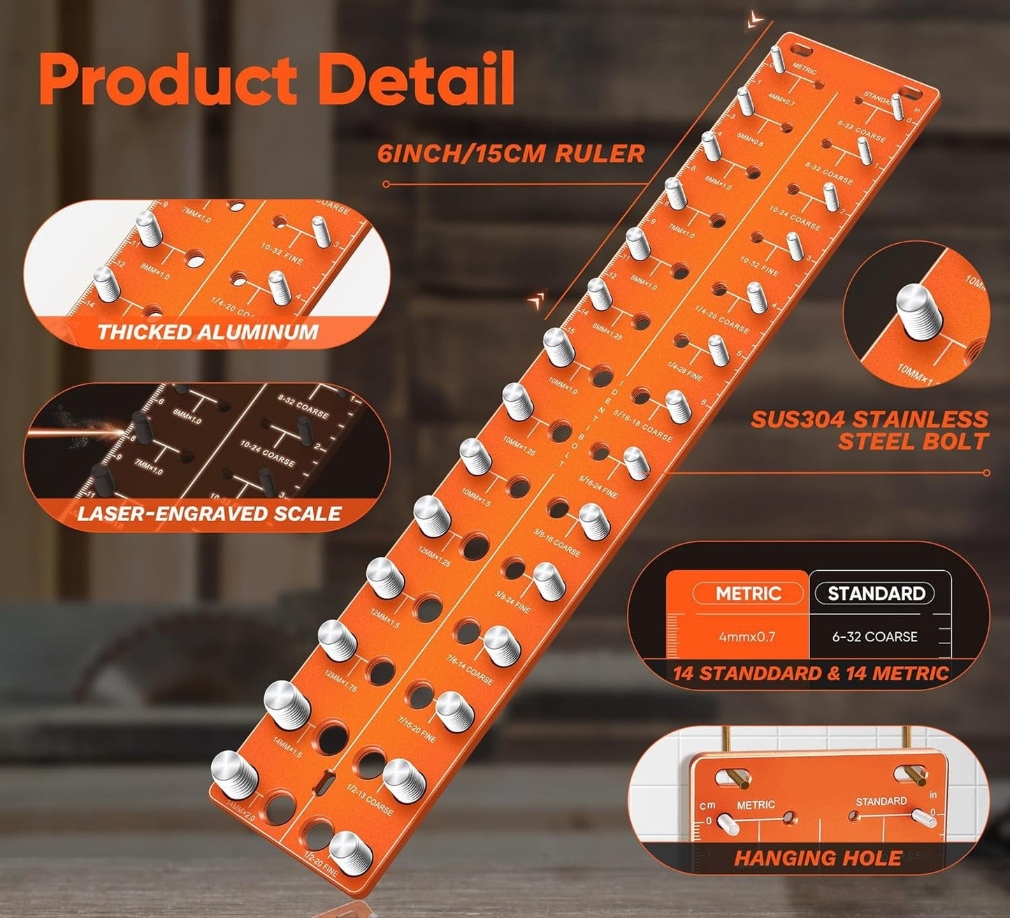 Norvo | Mutter- og Bolt Tråd Sjekker