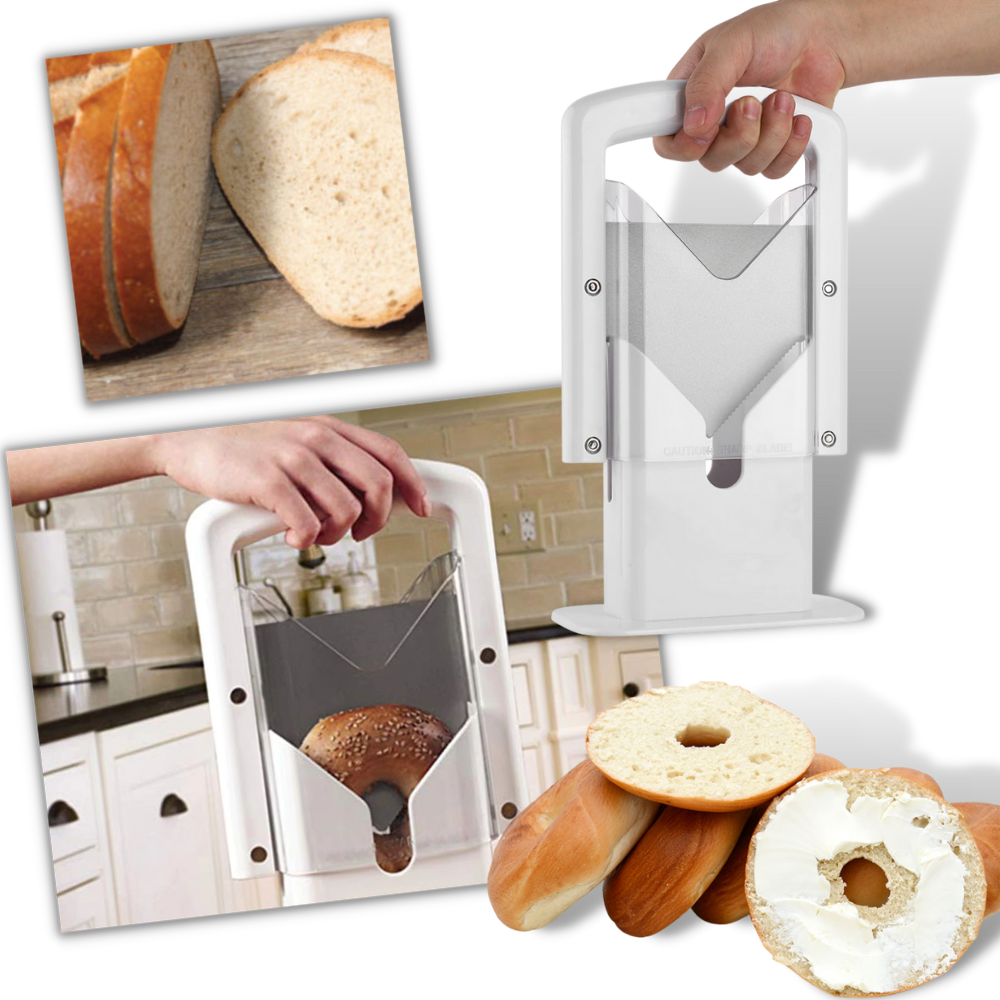 Bærbart skjæreverktøy for bagels