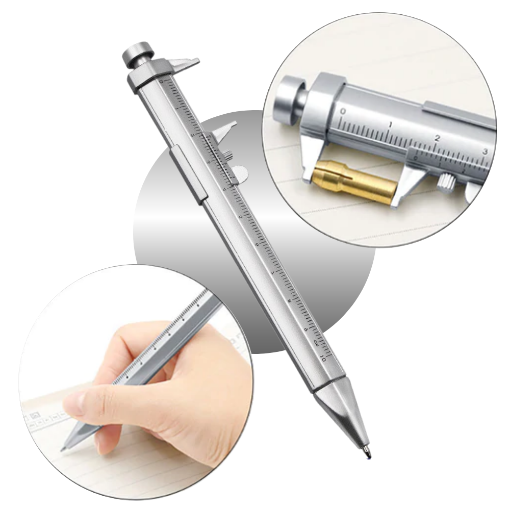 Multifunksjonell Verner Caliper Kulepenn