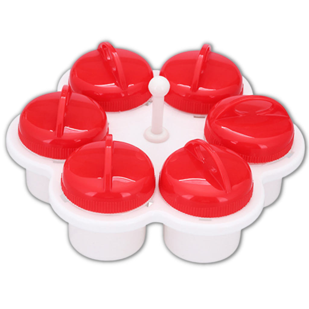Pakke med 6 Fancy Shape eggekokere