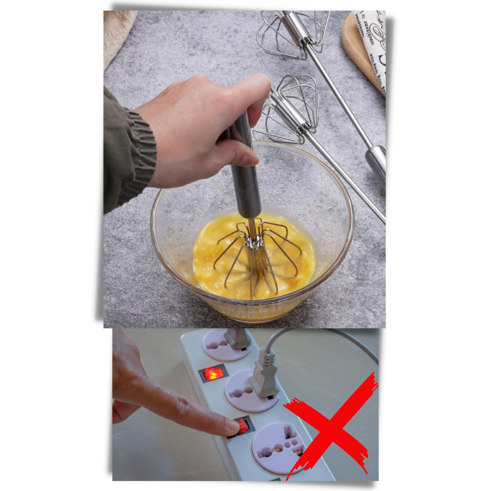 Halvautomatisk eggevisper