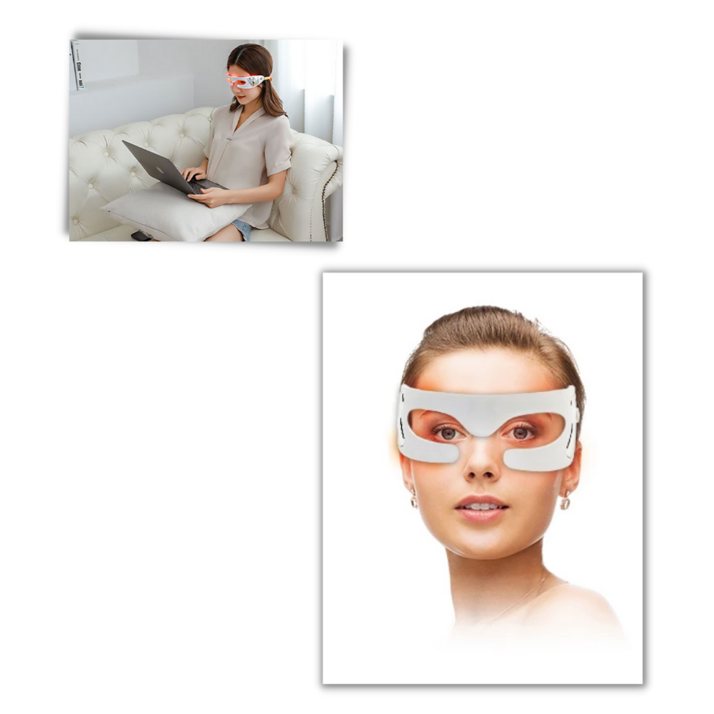 LED rynkefjernende masserende øyemaske