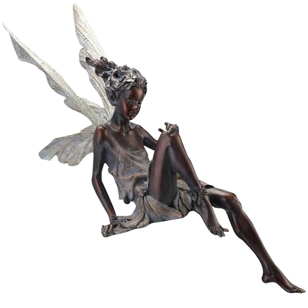 Fe-statue hageornament