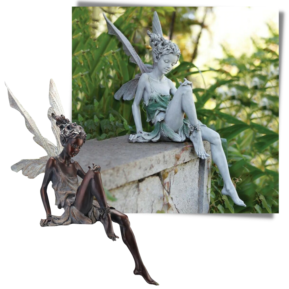 Fe-statue hageornament