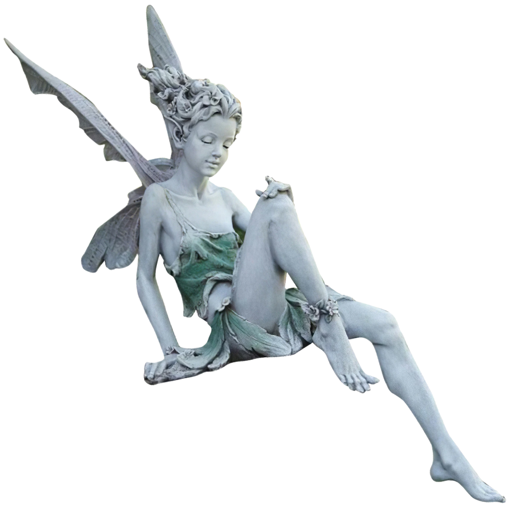 Fe-statue hageornament