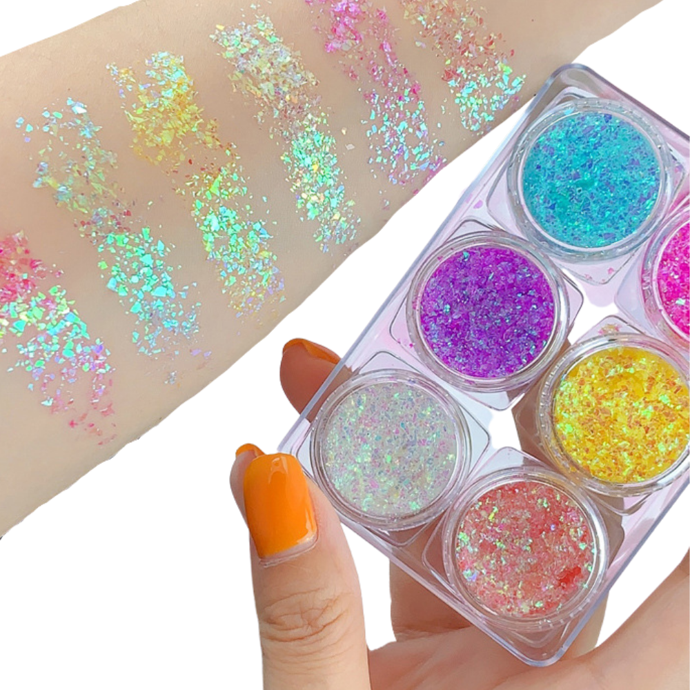 Glittersett for ansikt og kropp
