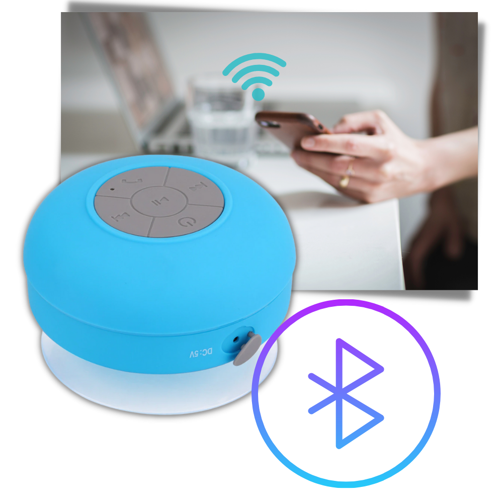 Mini vanntett Bluetooth-høyttaler