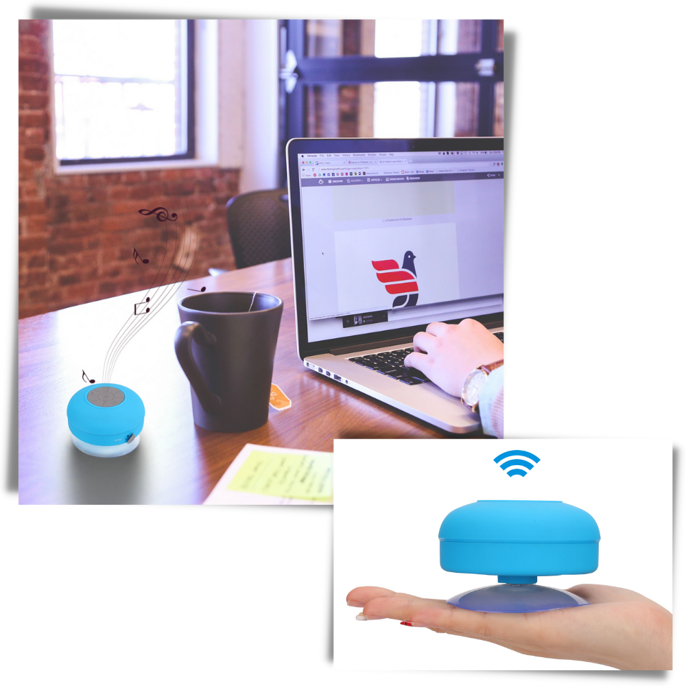 Mini vanntett Bluetooth-høyttaler