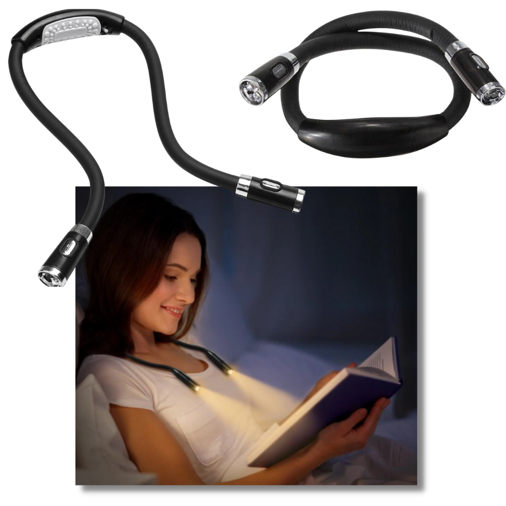 LED hals leselampe