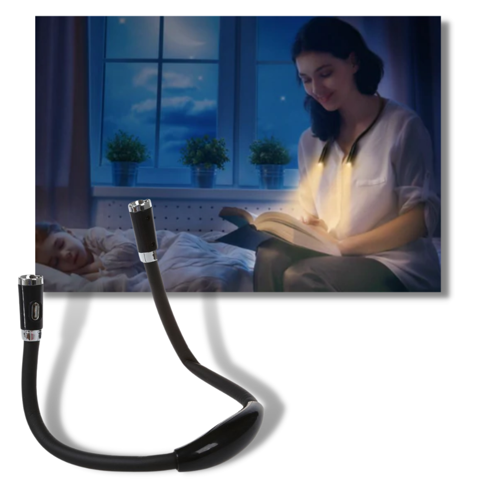 LED hals leselampe