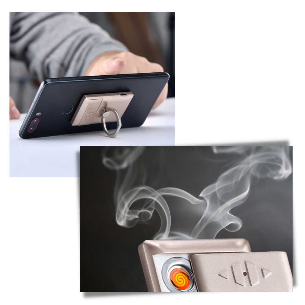 Telefonring med lighter