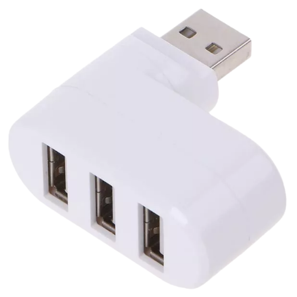 Roterende USB-adapter med flere porter