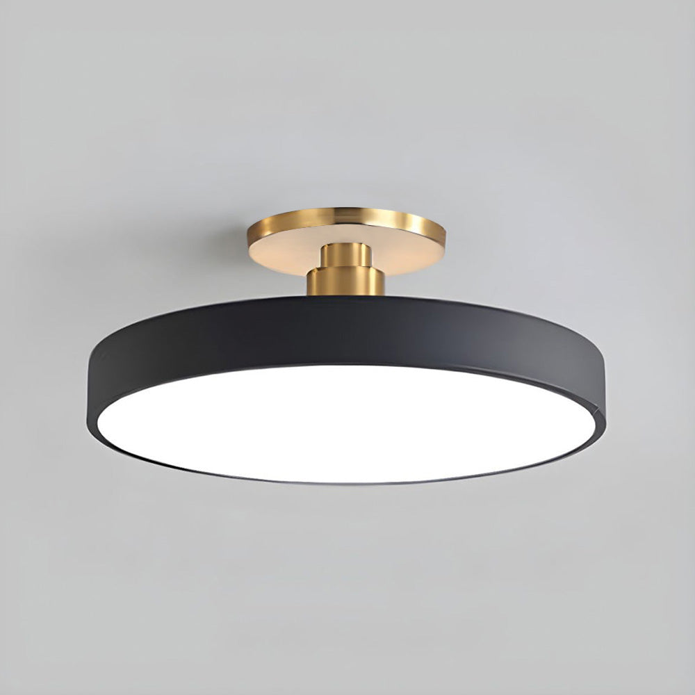Norvo | Moderne LED Semi Flush Mount Taklampe | Energibesparende. Holdbart design for gang. Spisesal & Stue