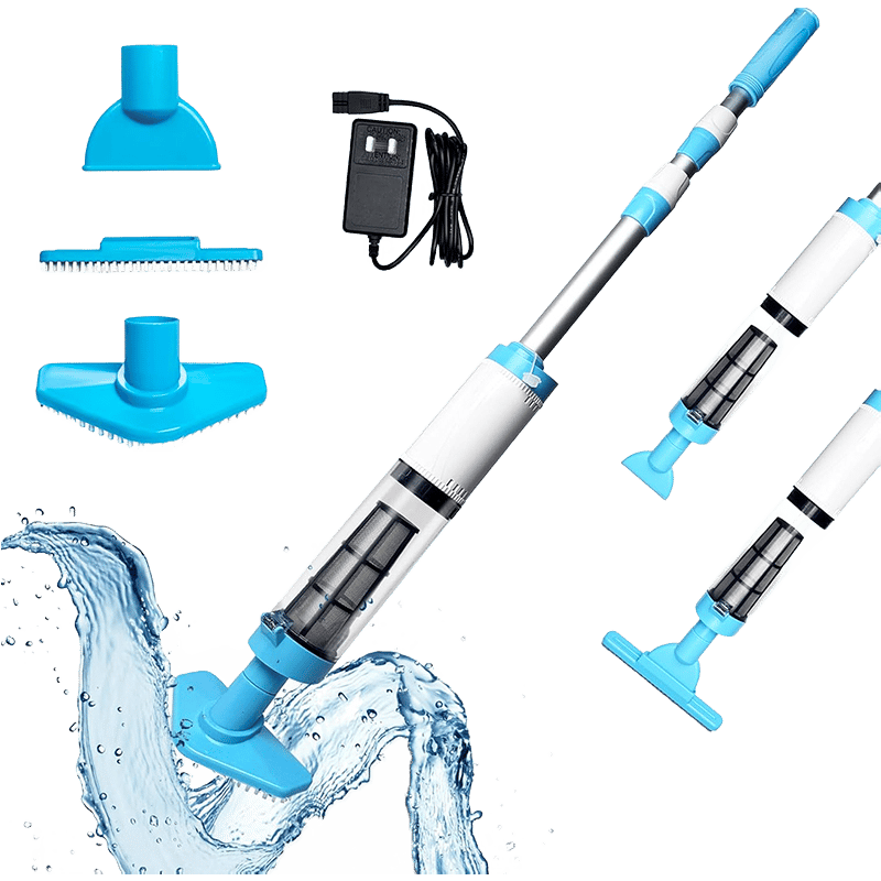 Norvo | US Standard - 3i1 Trådløs Oppladbar Kraftig Motor Svømmebasseng Støvsuger