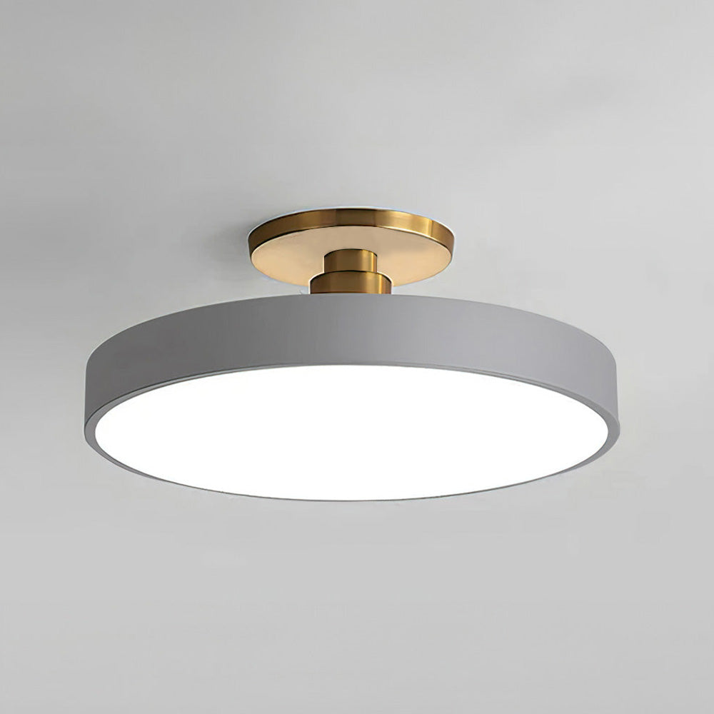 Norvo | Moderne LED Semi Flush Mount Taklampe | Energibesparende. Holdbart design for gang. Spisesal & Stue