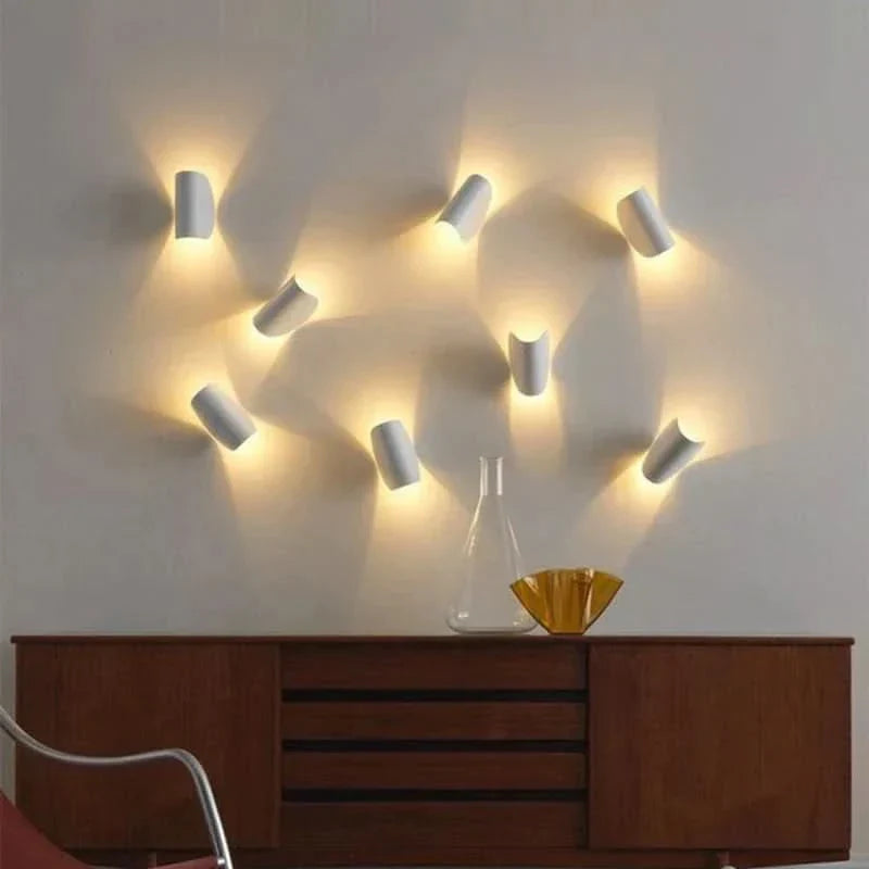 Norvo | Moderne LED Vegglampe – Minimalistisk Industriell Design